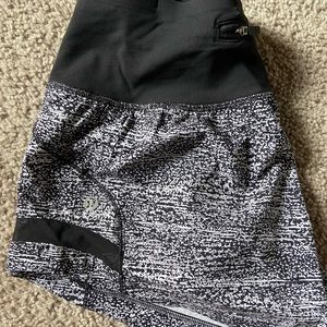 High waisted running shorts